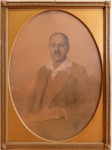 Kreidezeichnung von Hermann Weil, Unternehmer und Mäzen